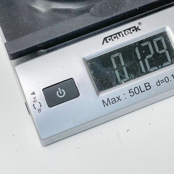 VINTAGE ART GLASS  BLOWN GLASS BLUE LILY FLOWER - Picture 4 of 4